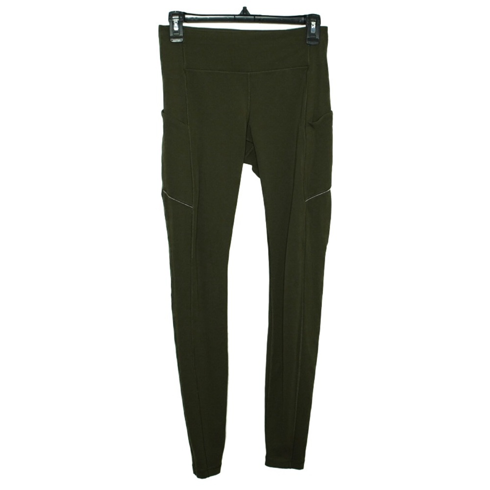 Lululemon Leggings with Pockets SZ 6 (small) Green Athletic pants